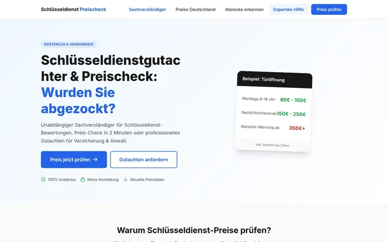 Schlüsseldienst Gutachter